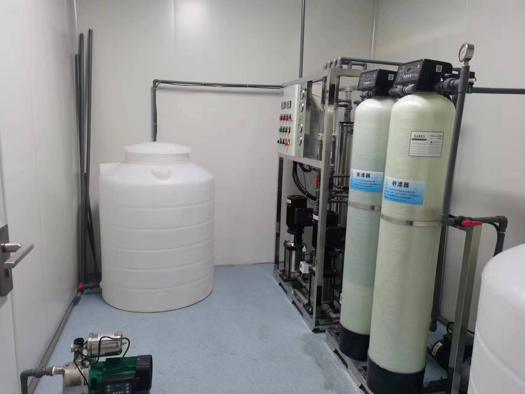 安徽生物实验室订购安装0.25吨/时双级纯化水必赢亚州(中国)官方网站